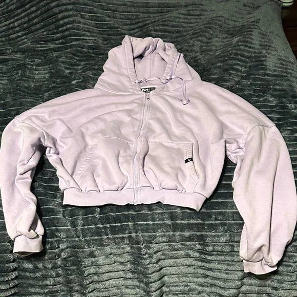 Popflex Lavender Zip Cloud Hoodie - Picture 5 of 5